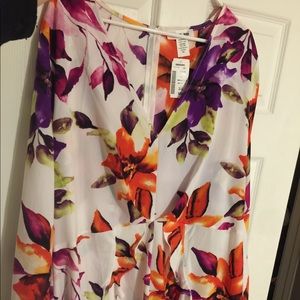 3x Debs Romper Floral with Ruffles